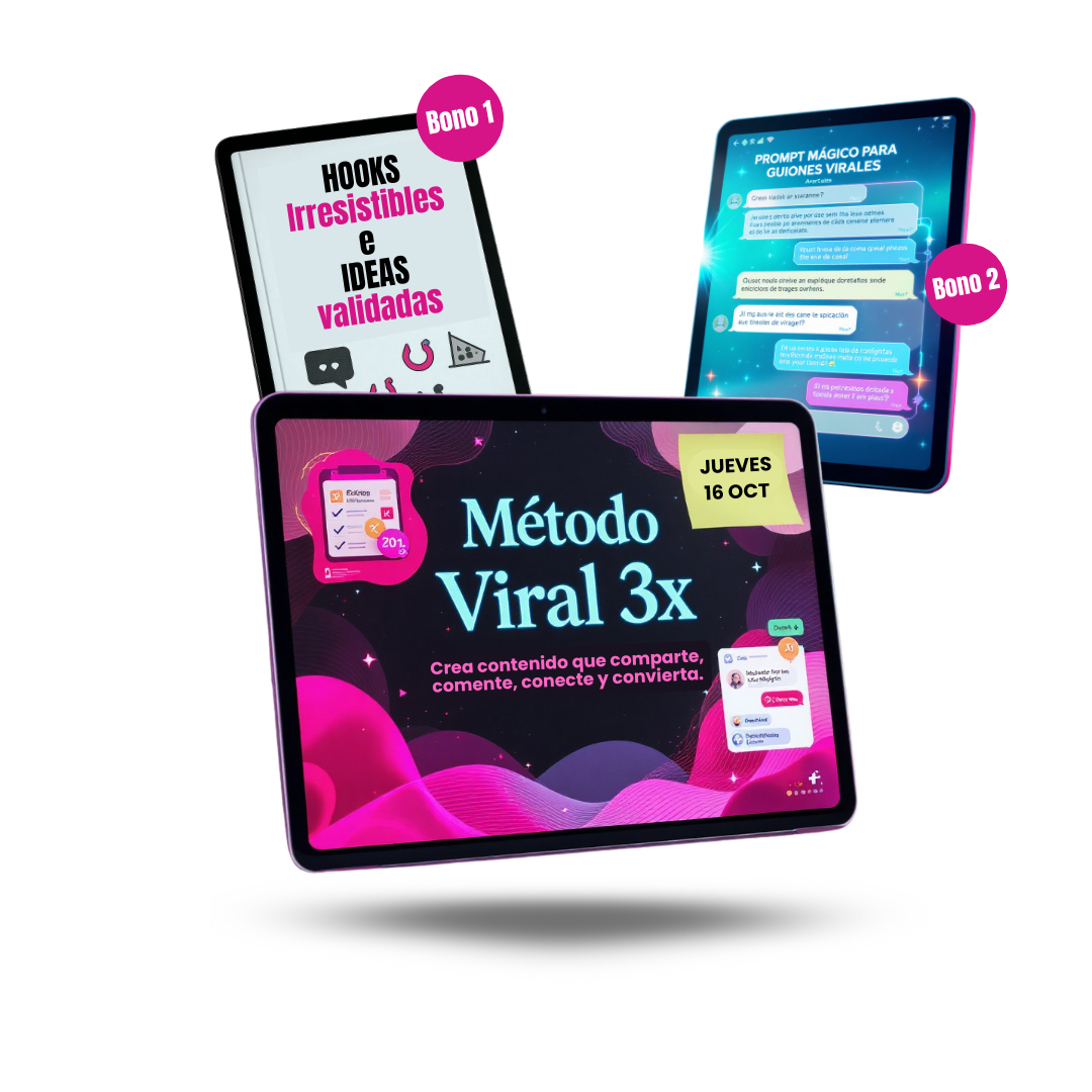 Mockup Método Viral 3x